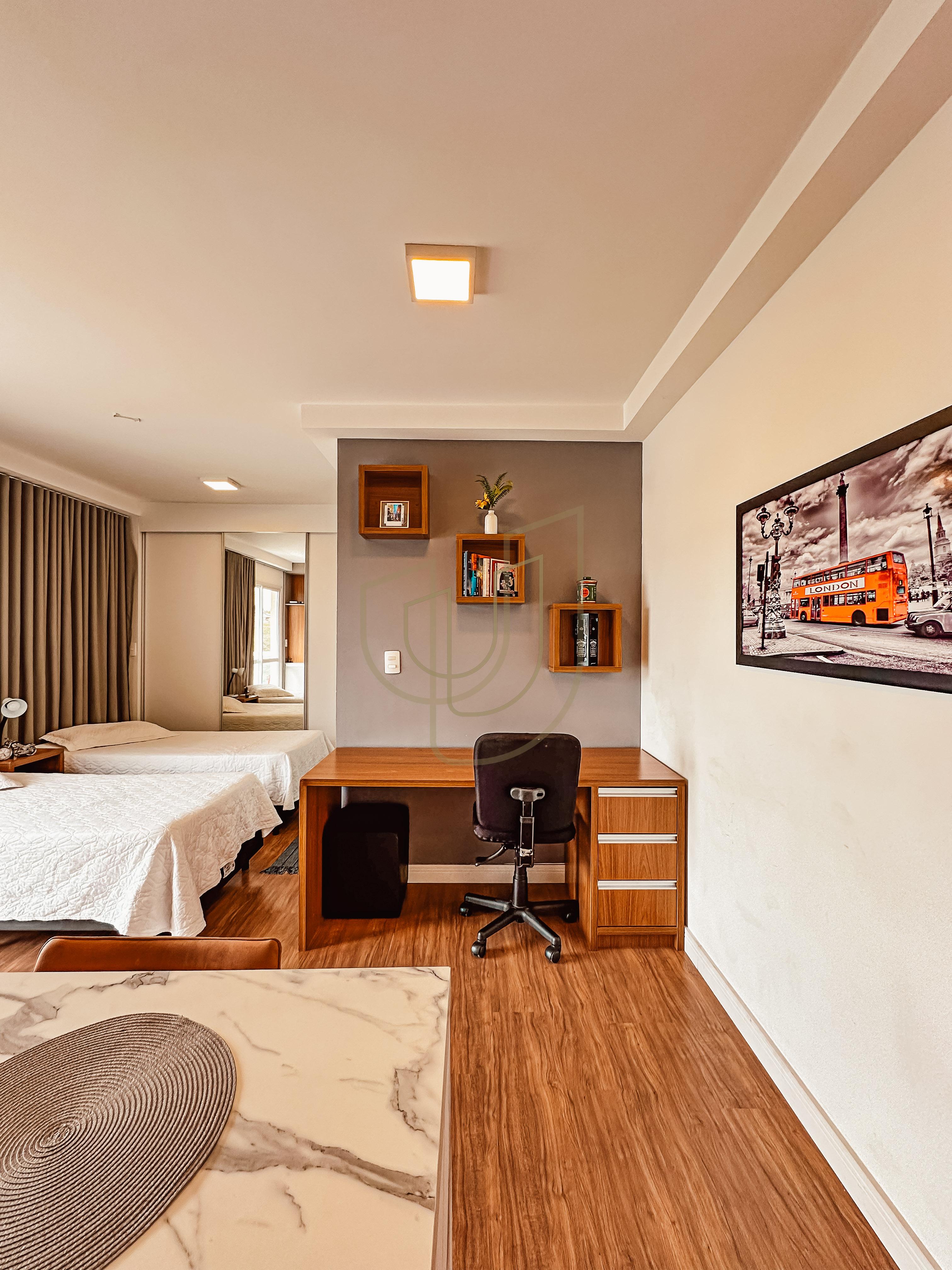 Apartamento Studio com Planejados no Smart Residence Rua Itajaí São José dos Campos - 