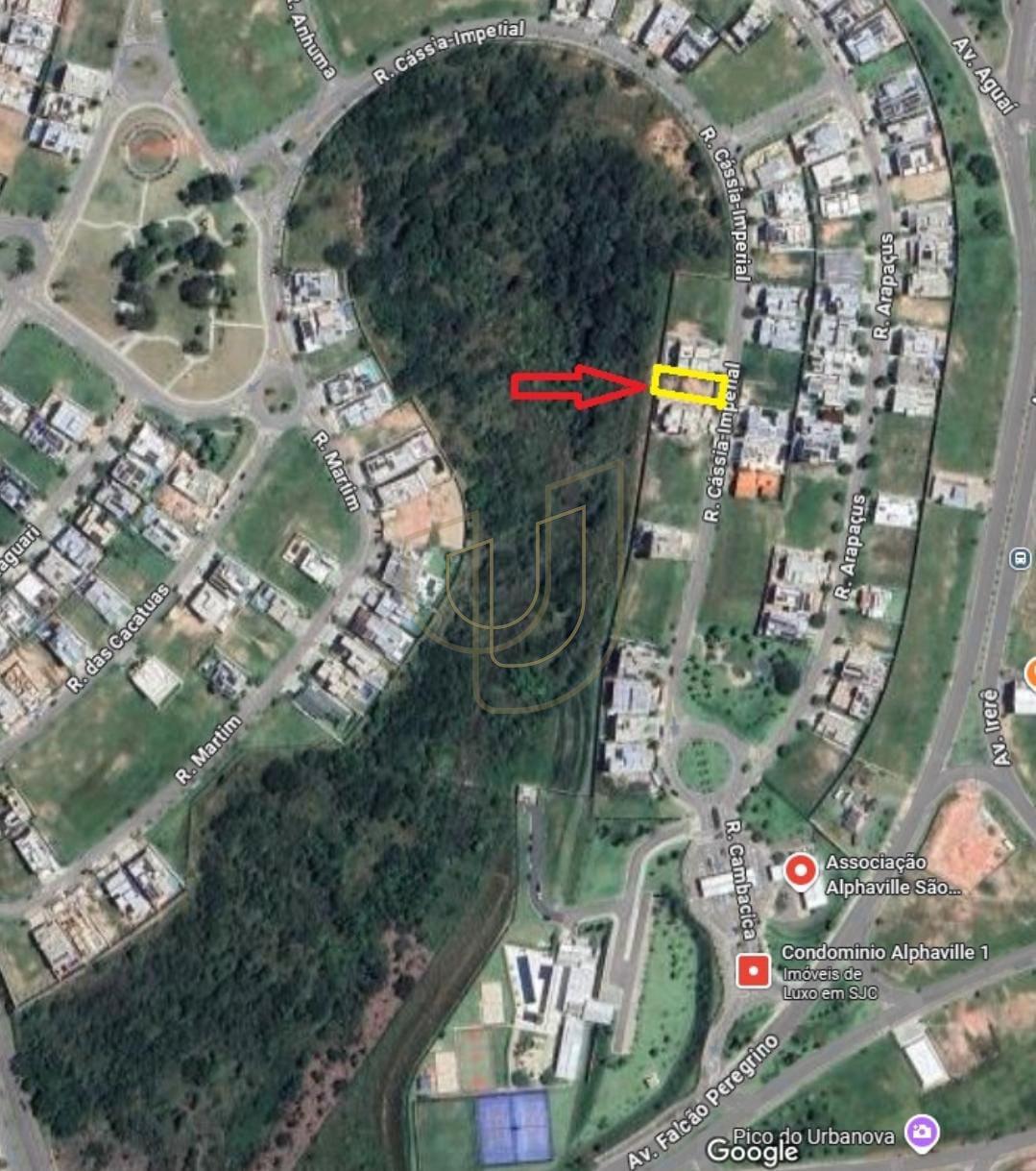 Terreno de 496 m&sup2; no Alphaville I Rua Cambacica São José dos Campos - 