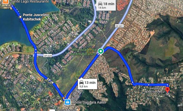 Chácara escriturada com vista deslumbrante no Jardim Botânico – Mansões Itaipu  2,21Hec Condomínio Residencial Mansões Itaipu Brasília - 