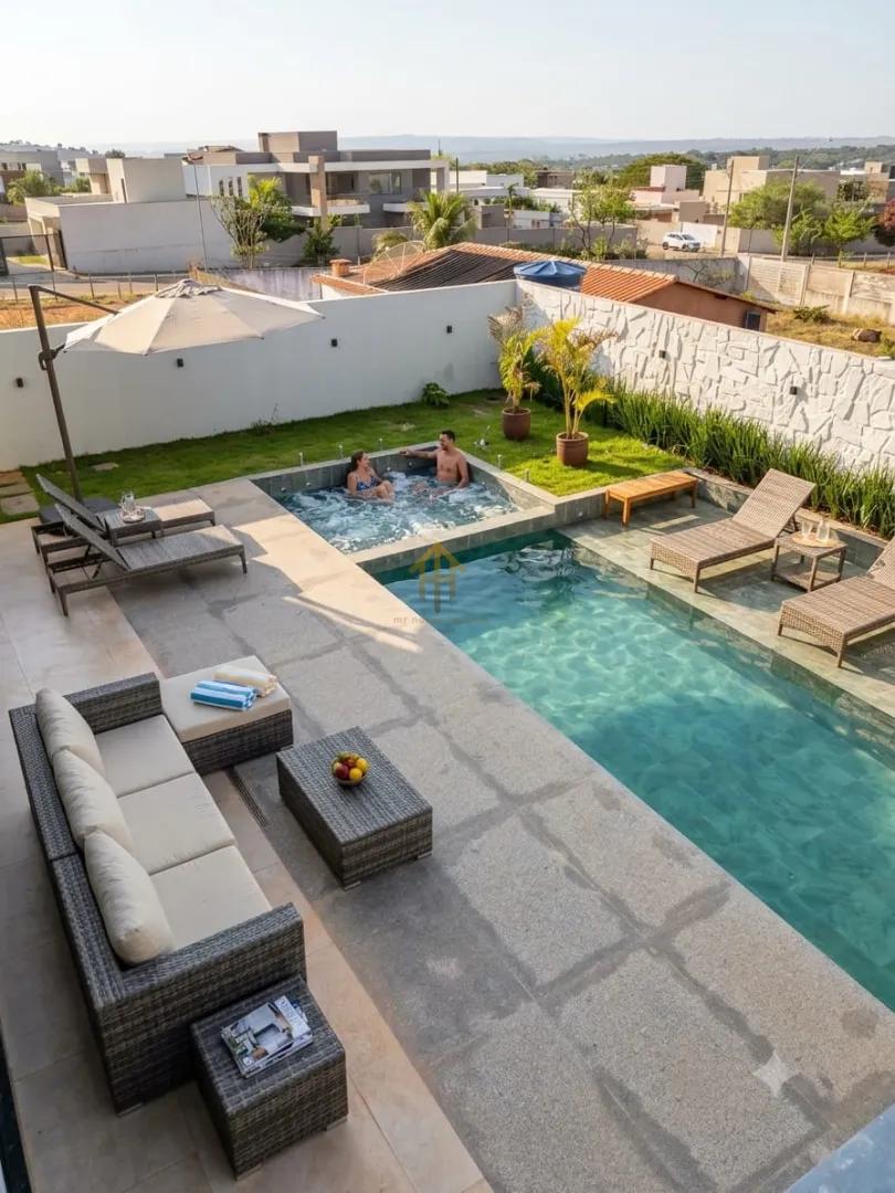 Casa de cinema, nova, vista livre , 4 suites, piscina e &aacute;rea Gourmet. Uma oportunidade! Condomínio Estância Quintas da Alvorada Quadra 4 Conjunto 2 Brasília - 