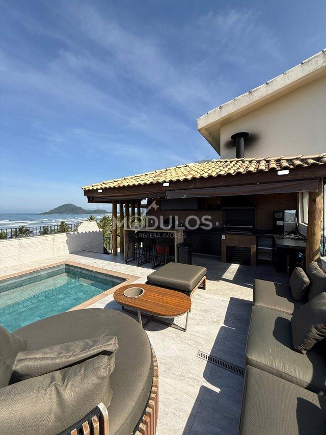 Cobertura frente mar a venda com 04 dormitórios, 233 m² por R$ 7.000.000,00 Passeio Maraca Bertioga - 