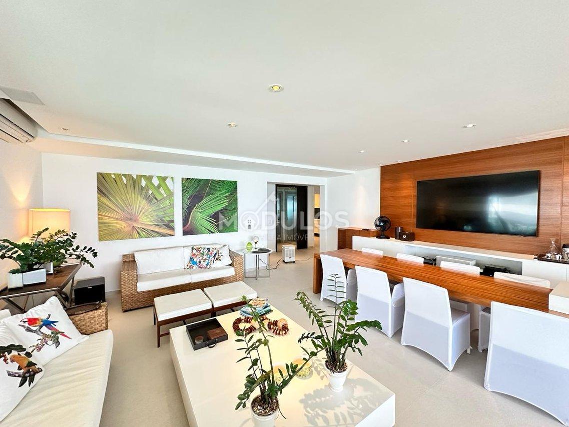 Apartamento de luxo com vista de cruzeiro 4 suítes à venda 254,00 m² por R$ 15.000.000 Alameda Jurua Bertioga - 