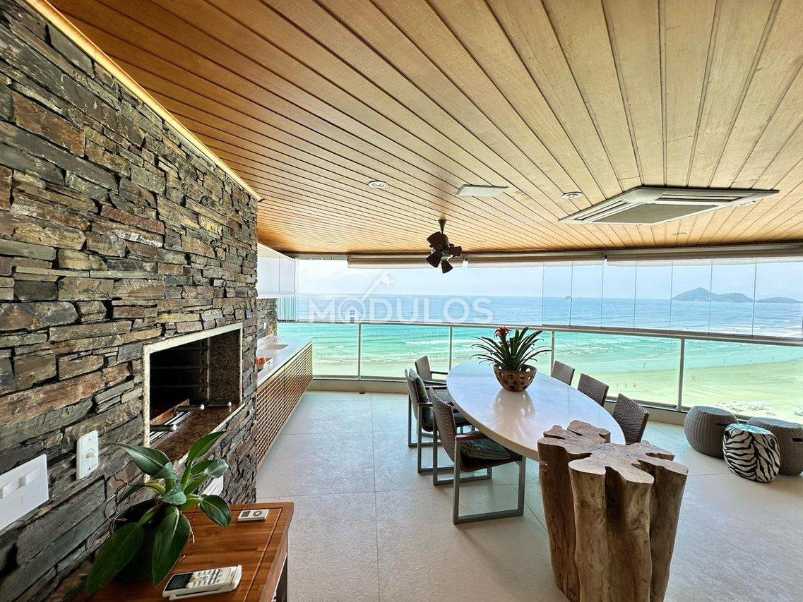 Apartamento de luxo com vista de cruzeiro 4 suítes à venda 254,00 m² por R$ 15.000.000 Alameda Jurua Bertioga - 