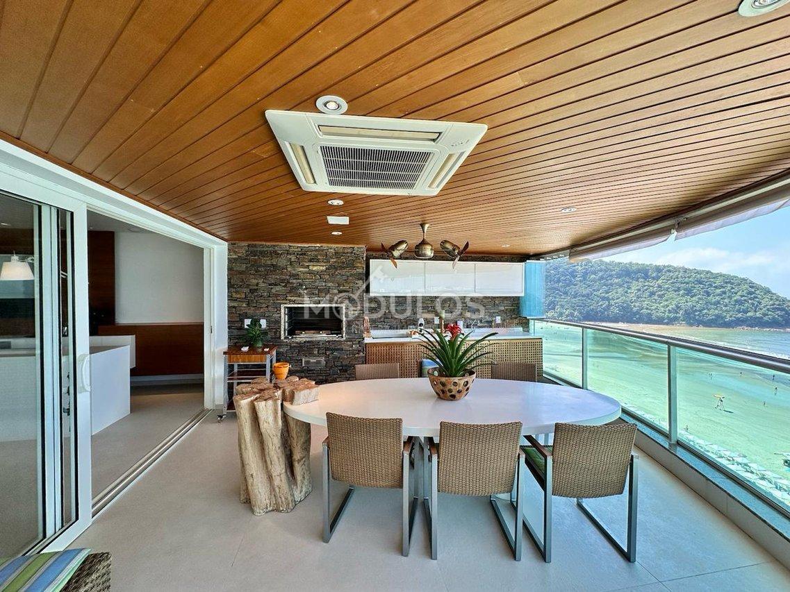 Apartamento de luxo com vista de cruzeiro 4 suítes à venda 254,00 m² por R$ 15.000.000 Alameda Jurua Bertioga - 