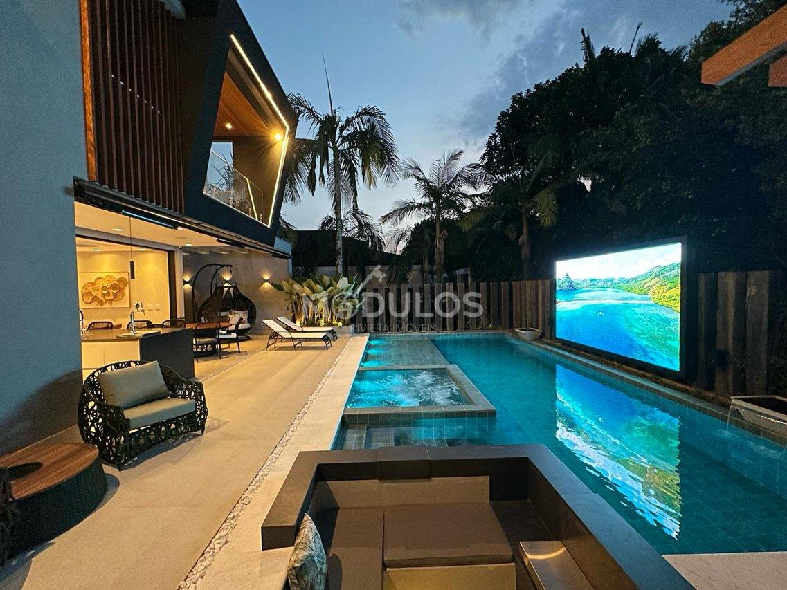 Propriedade cinematográfica em local nobre à venda, 05 suítes, 425 m² por R$ 15.875.000 Alameda Caiaue Bertioga - 