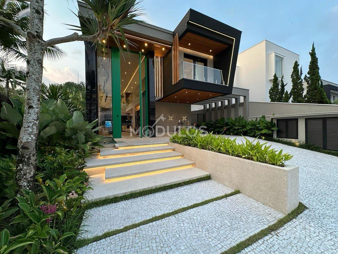 Propriedade cinematográfica em local nobre à venda, 05 suítes, 425 m² por R$ 15.875.000 Alameda Caiaue Bertioga - 