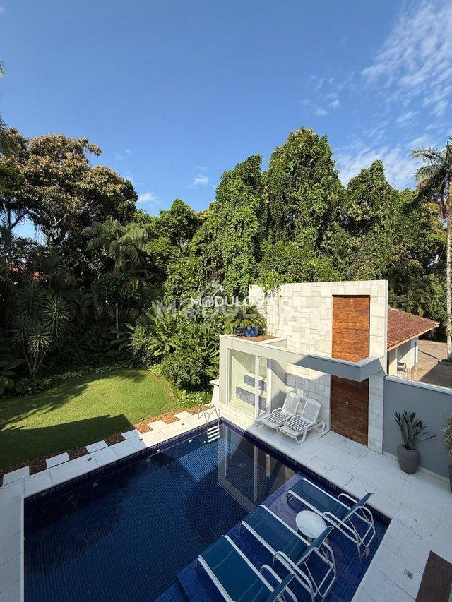 Propriedade minimalista em local nobre com 6 suítes  à venda, 470 m² por R$ 5.900.000,00 Passeio Carvalho Bertioga - 