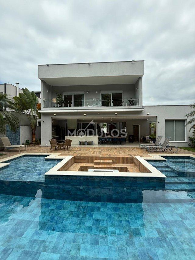 Mansão com três pavimentos, elevador, 7 suítes à venda, 555 m² por R$ 13.500.000,00 Alameda Maio Bertioga - 