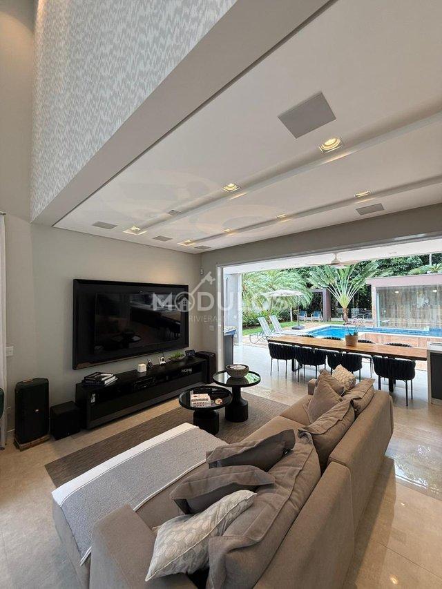 Mansão com três pavimentos, elevador, 7 suítes à venda, 555 m² por R$ 13.500.000,00 Alameda Maio Bertioga - 