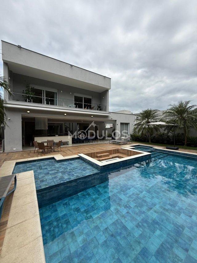Mansão com três pavimentos, elevador, 7 suítes à venda, 555 m² por R$ 13.500.000,00 Alameda Maio Bertioga - 