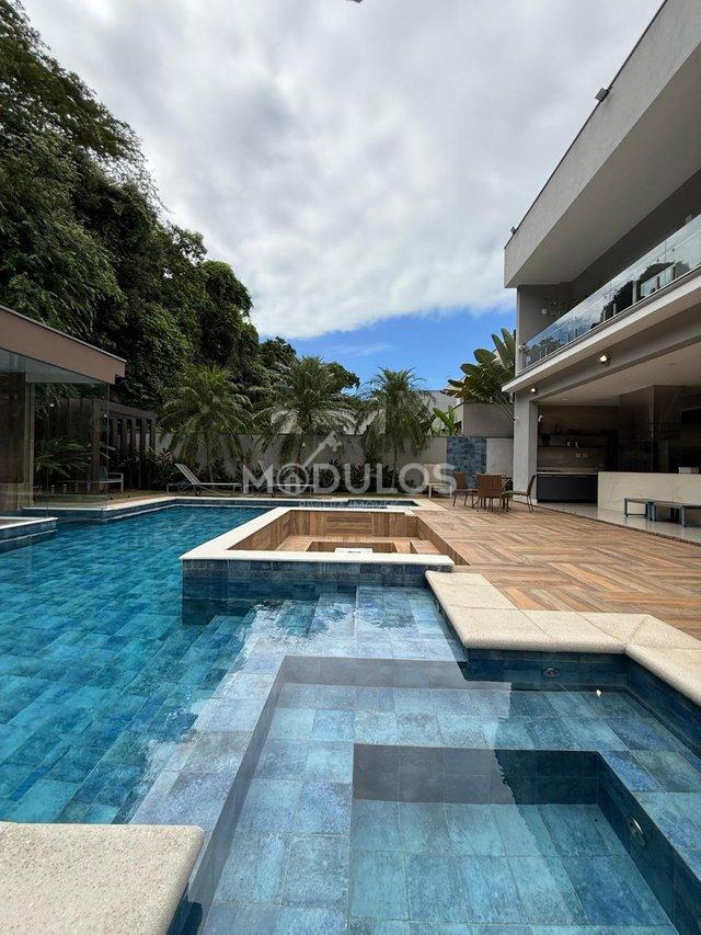 Mansão com três pavimentos, elevador, 7 suítes à venda, 555 m² por R$ 13.500.000,00 Alameda Maio Bertioga - 
