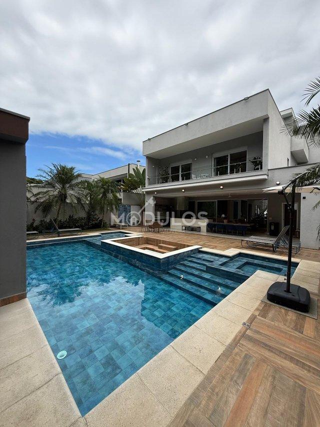 Mansão com três pavimentos, elevador, 7 suítes à venda, 555 m² por R$ 13.500.000,00 Alameda Maio Bertioga - 