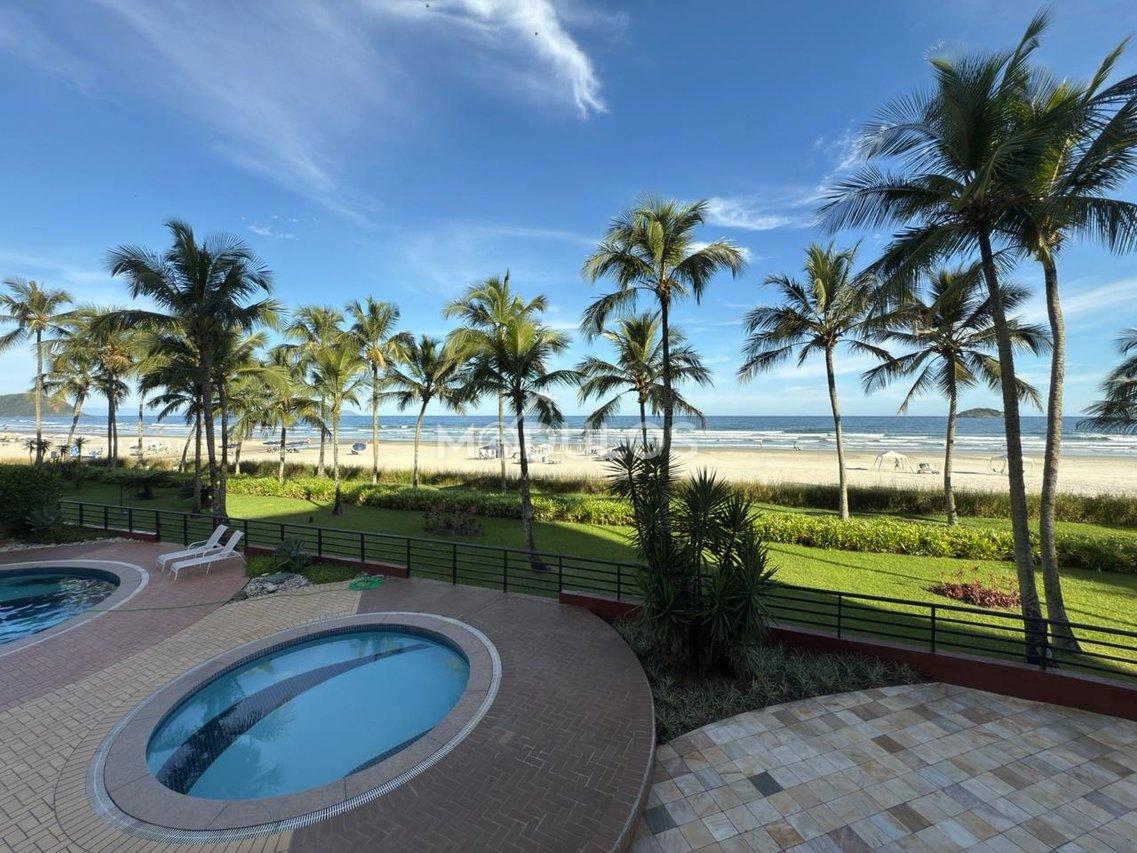Apartamento frontal ao mar com 4 dormitórios à venda, 168 m² por R$ 7.800.000,00 Passeio das Caravelas Bertioga - 