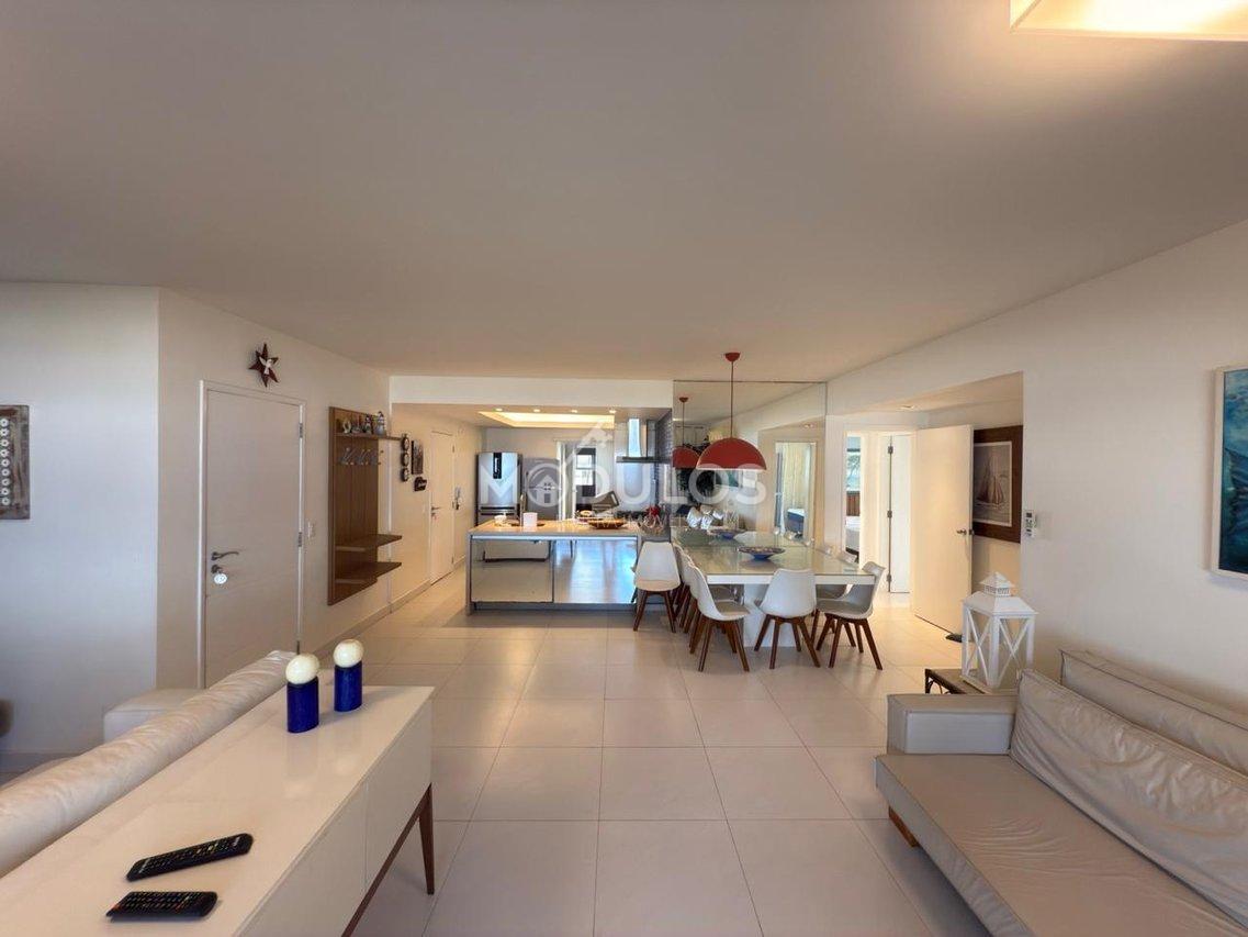 Apartamento frontal ao mar com 4 dormitórios à venda, 168 m² por R$ 7.800.000,00 Passeio das Caravelas Bertioga - 