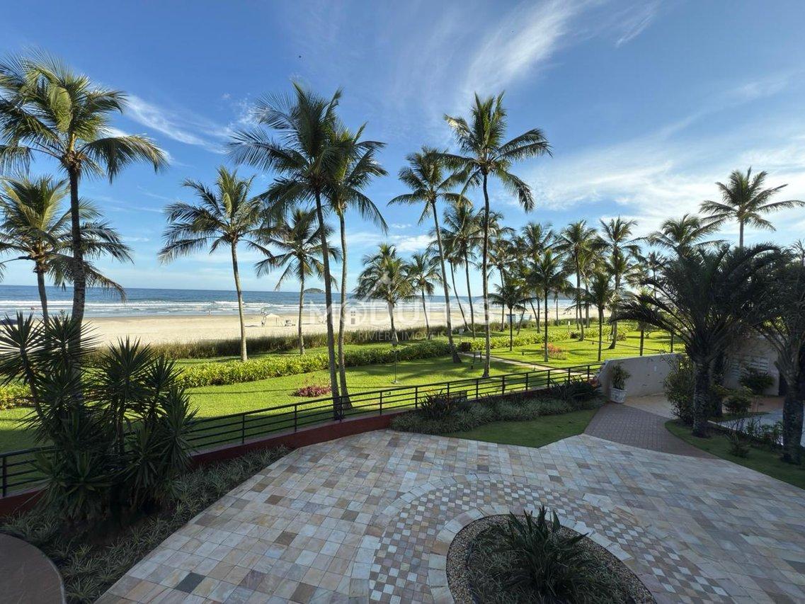 Apartamento frontal ao mar com 4 dormitórios à venda, 168 m² por R$ 7.800.000,00 Passeio das Caravelas Bertioga - 