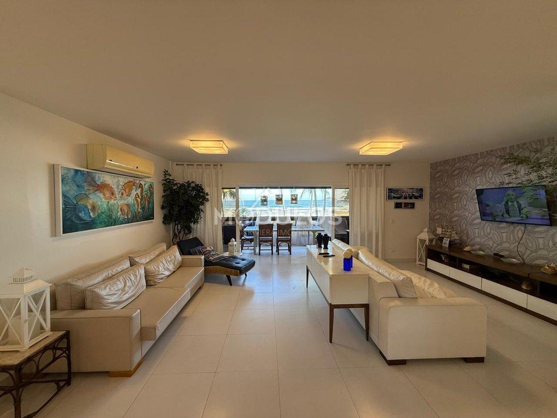 Apartamento frontal ao mar com 4 dormitórios à venda, 168 m² por R$ 7.800.000,00 Passeio das Caravelas Bertioga - 