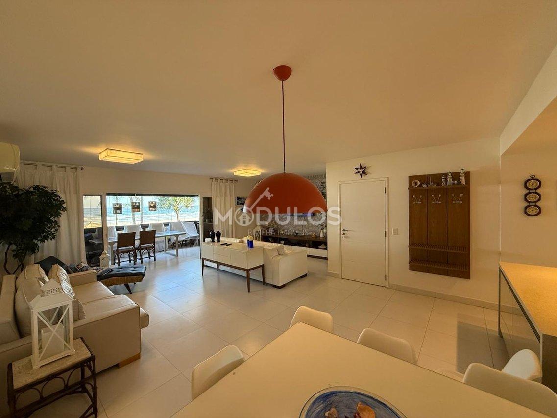 Apartamento frontal ao mar com 4 dormitórios à venda, 168 m² por R$ 7.800.000,00 Passeio das Caravelas Bertioga - 