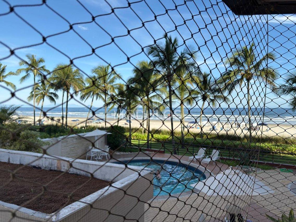 Apartamento frontal ao mar com 4 dormitórios à venda, 168 m² por R$ 7.800.000,00 Passeio das Caravelas Bertioga - 