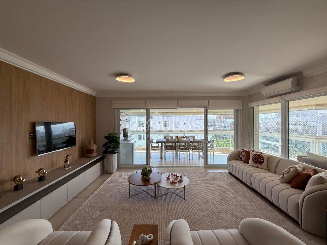 Apartamento amplo decorado com 4 dormitórios à venda, 186 m² por R$ 4.700.000,00 Alameda do Remo Bertioga - 