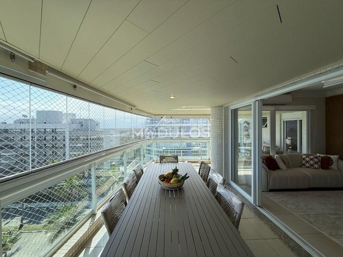 Apartamento amplo decorado com 4 dormitórios à venda, 186 m² por R$ 4.700.000,00 Alameda do Remo Bertioga - 