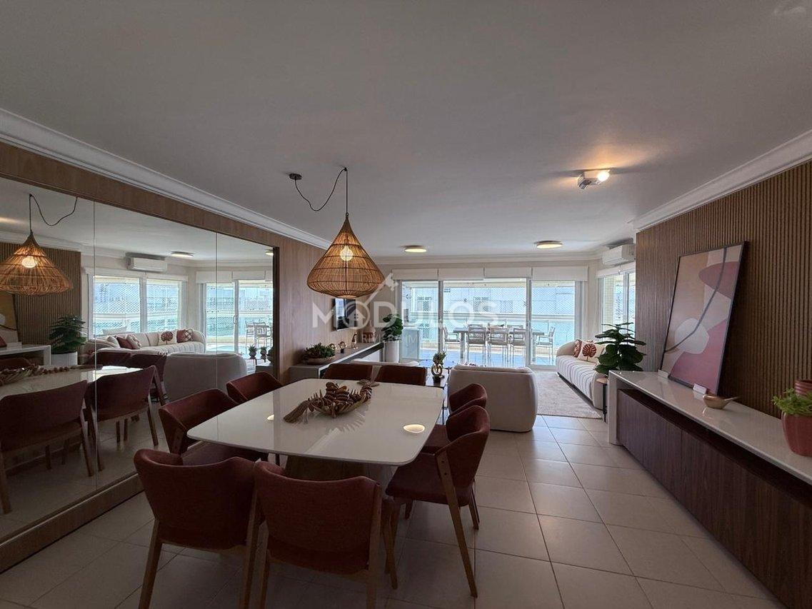 Apartamento amplo decorado com 4 dormitórios à venda, 186 m² por R$ 4.700.000,00 Alameda do Remo Bertioga - 