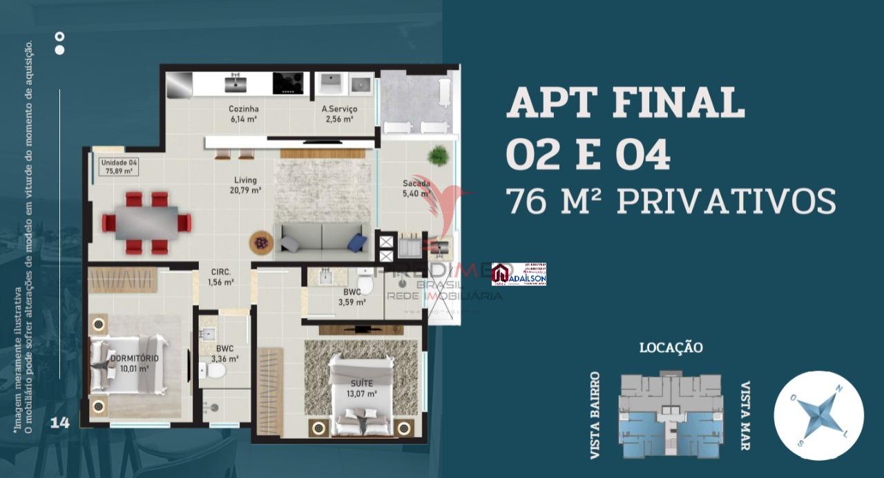 Apartamento, 2 quartos, 76 m² - Foto 16