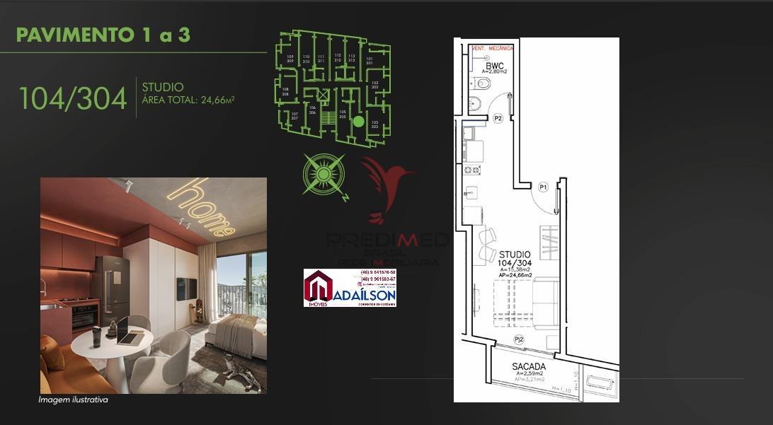 Flat/Apart Hotel, 1 quarto, 37 m² - Foto 32