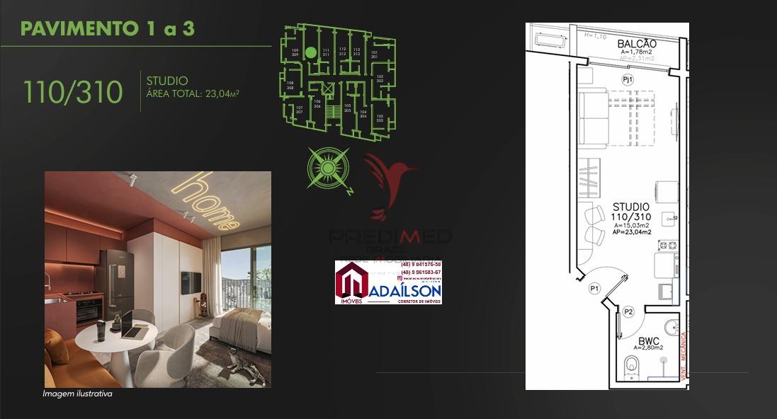 Flat/Apart Hotel, 1 quarto, 37 m² - Foto 38