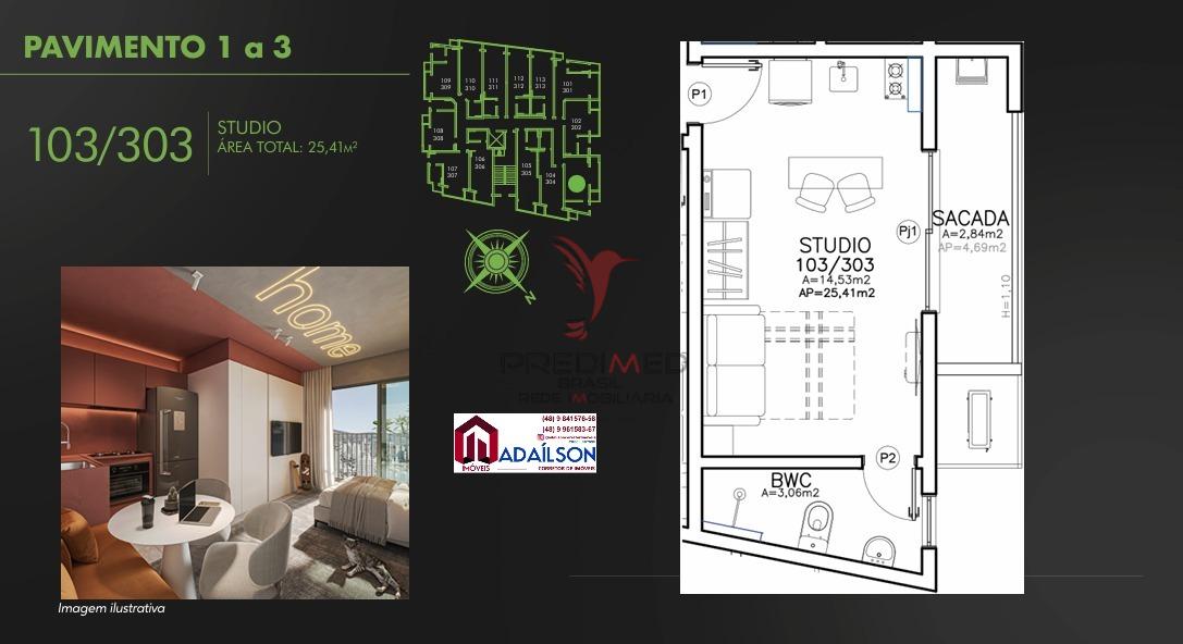 Flat/Apart Hotel, 1 quarto, 37 m² - Foto 31