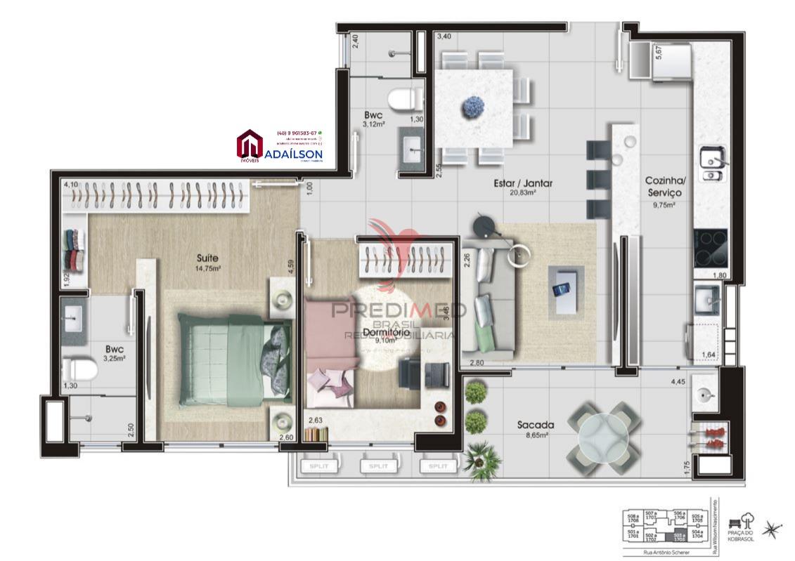 Apartamento, 2 quartos, 84 m² - Foto 23