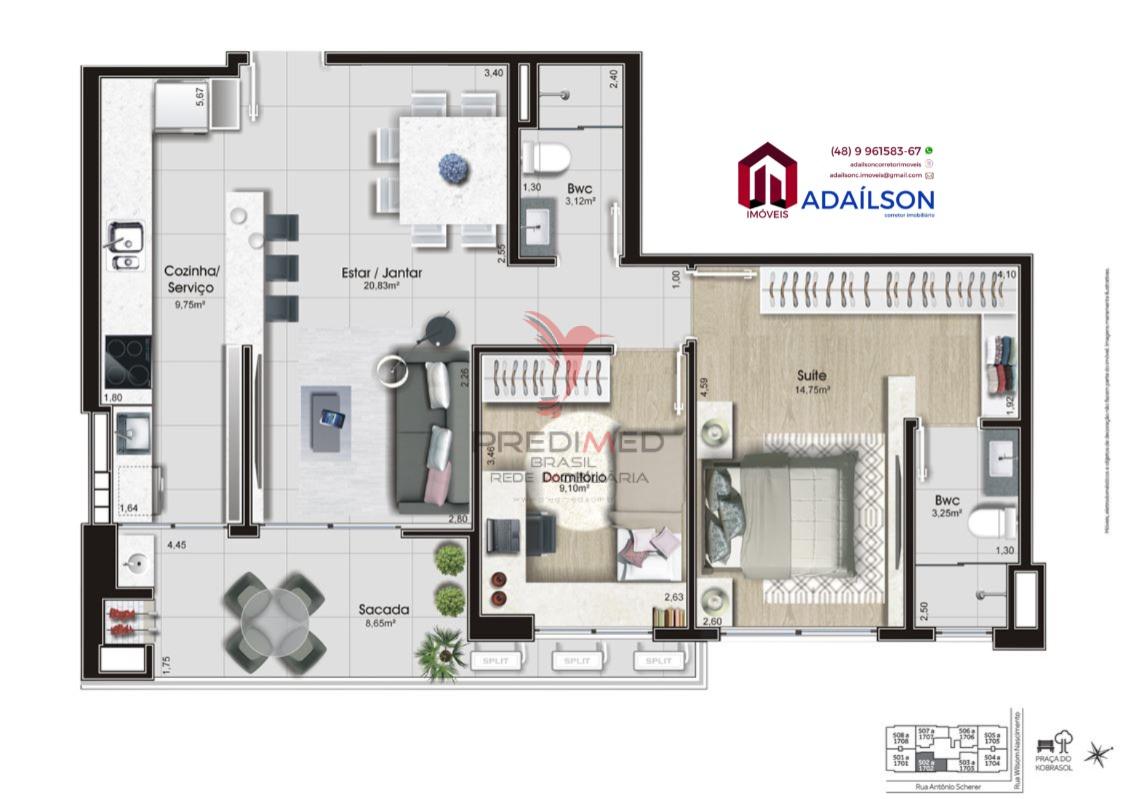 Apartamento, 2 quartos, 84 m² - Foto 25