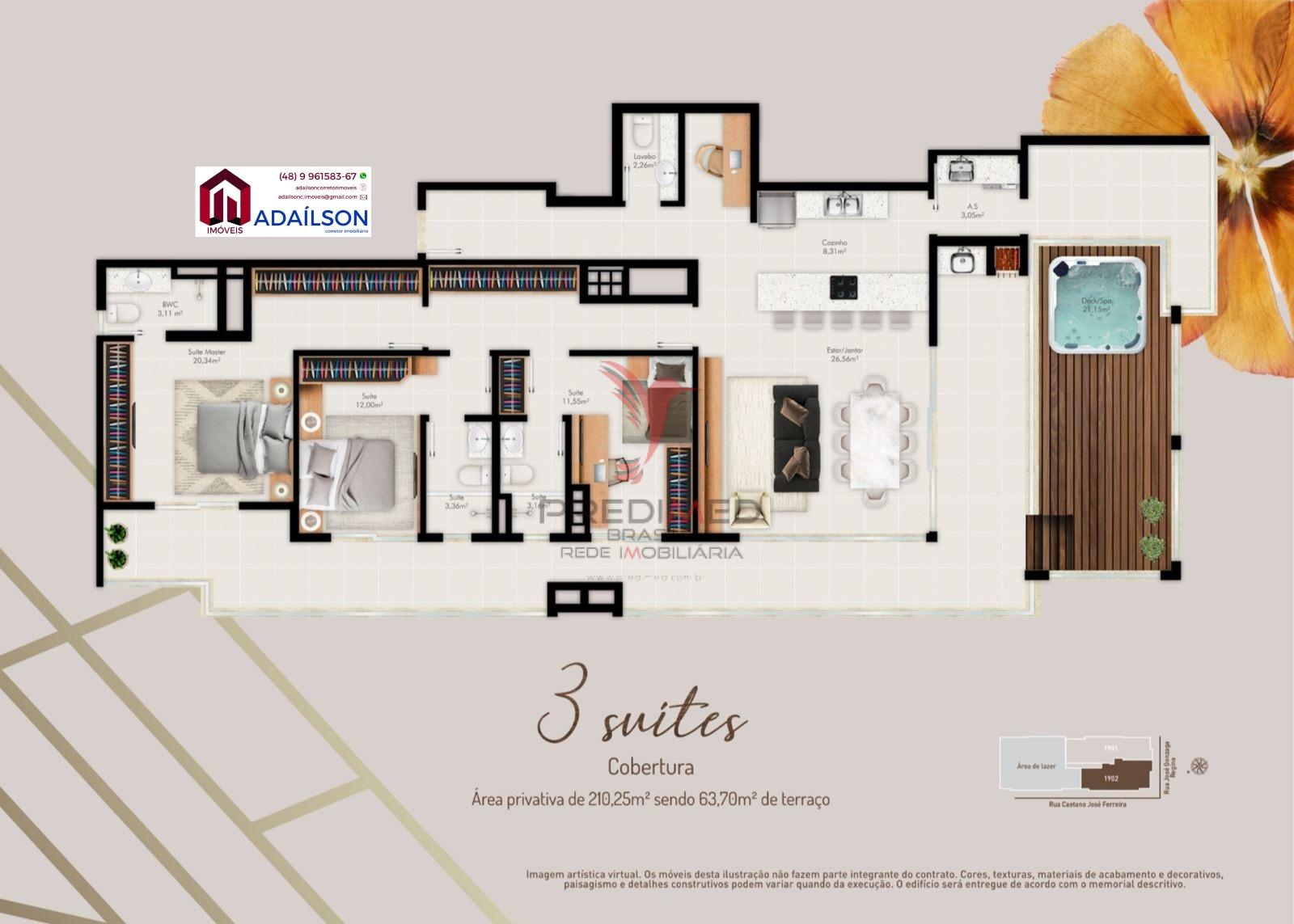 Apartamento, 2 quartos, 7405 m² - Foto 21