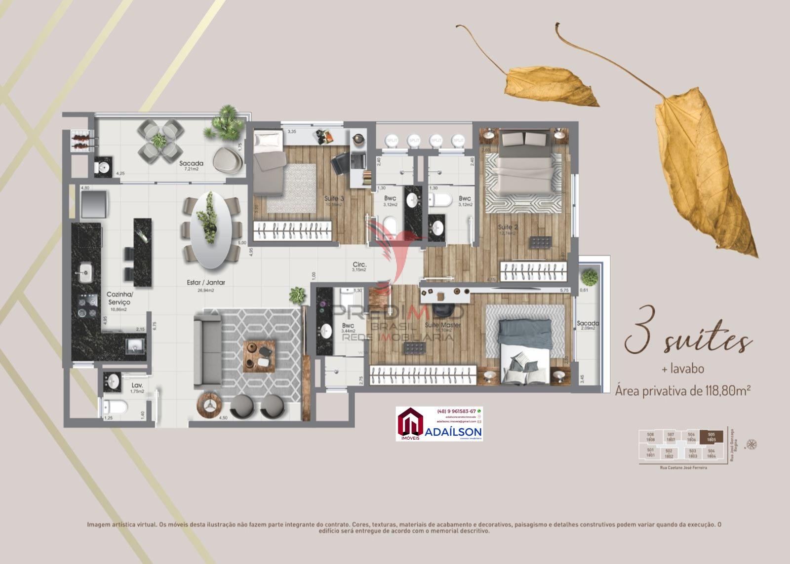Apartamento, 2 quartos, 7405 m² - Foto 16