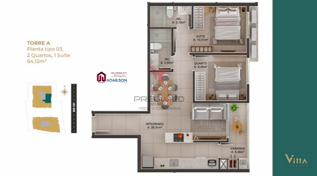 Apartamento, 2 quartos - Foto 31