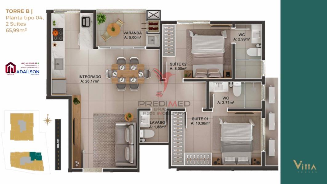 Apartamento, 2 quartos - Foto 38