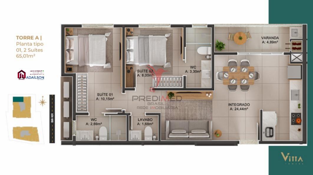 Apartamento, 2 quartos - Foto 29