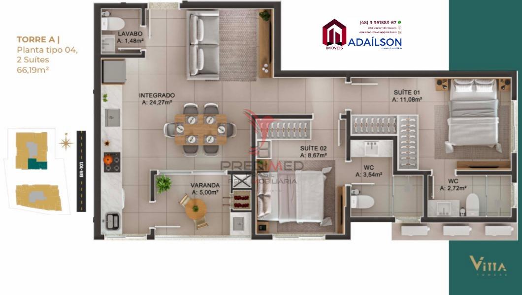 Apartamento, 2 quartos - Foto 32