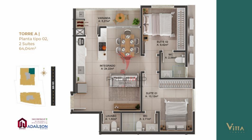 Apartamento, 2 quartos - Foto 30