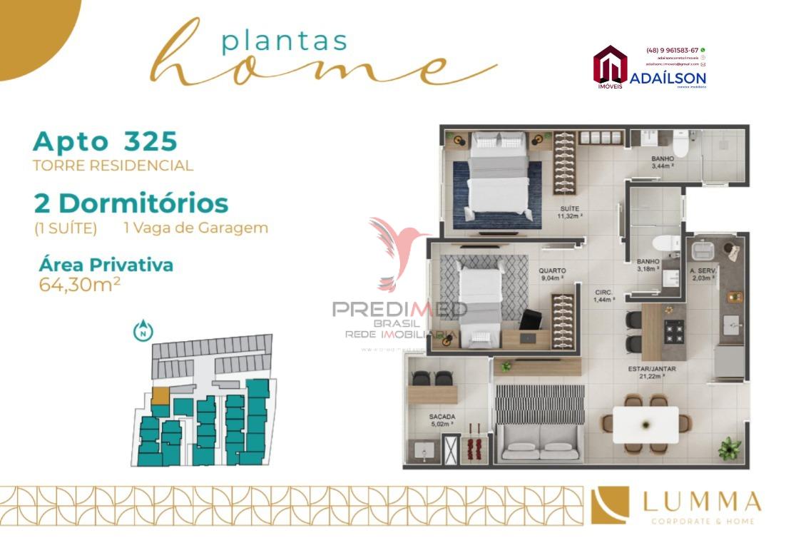 Apartamento, 3 quartos - Foto 61