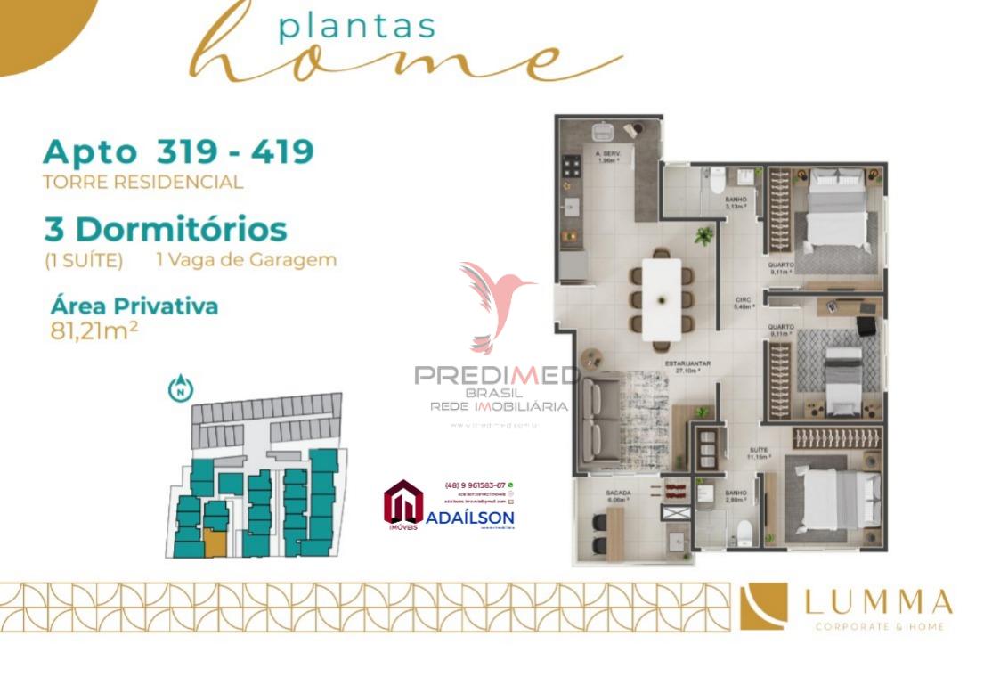 Apartamento, 3 quartos - Foto 50