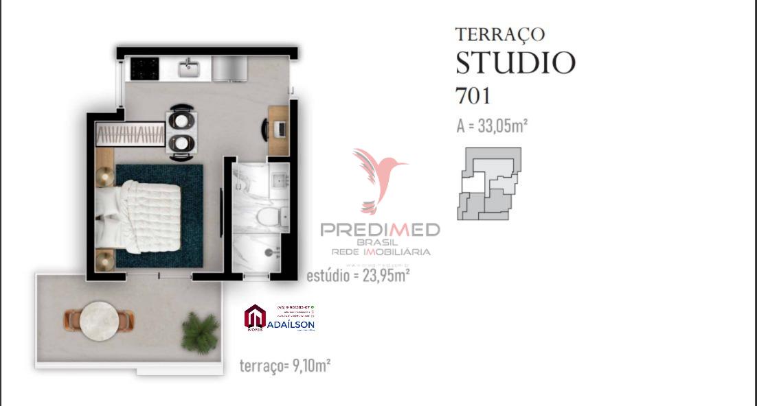 Apartamento, 1 quarto, 23 m² - Foto 40