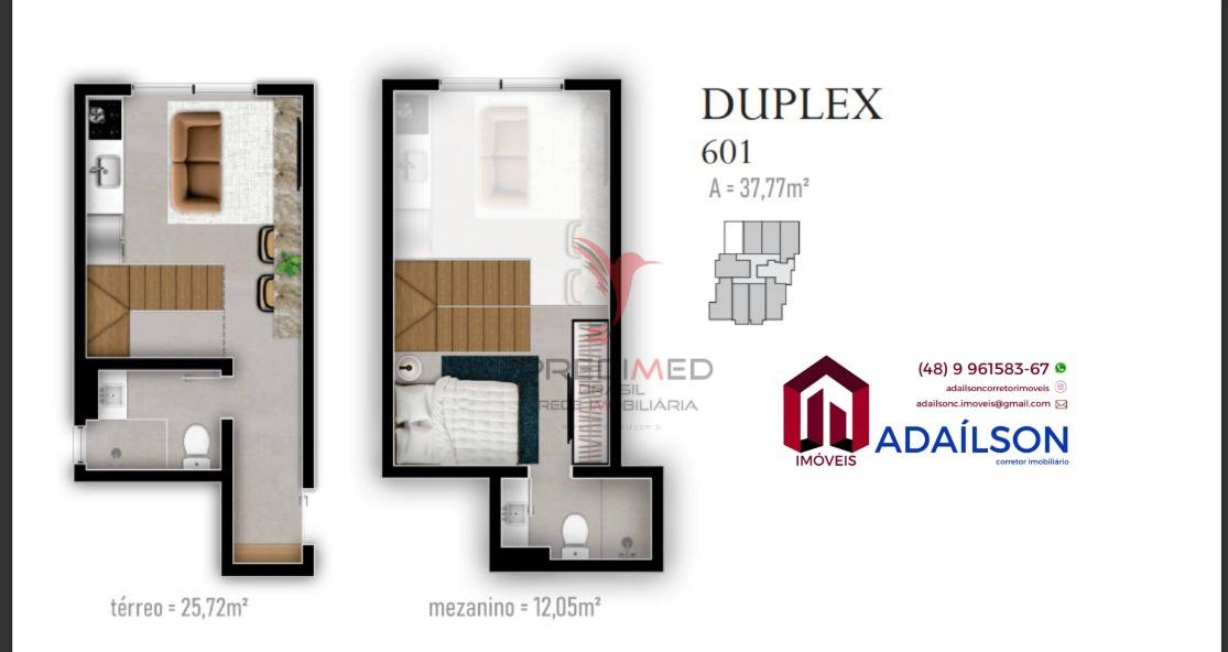 Apartamento, 1 quarto, 23 m² - Foto 42