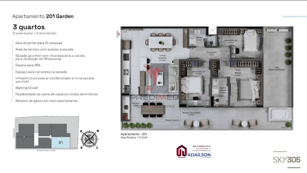 Apartamento, 2 quartos, 70 m² - Foto 56