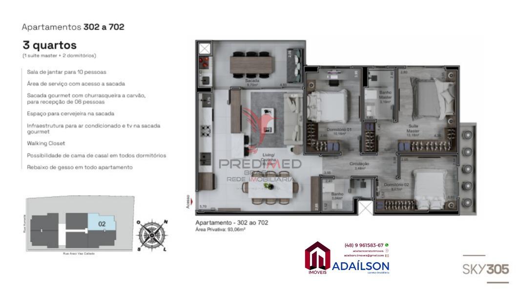 Apartamento, 2 quartos, 70 m² - Foto 52