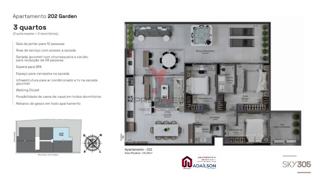 Apartamento, 2 quartos, 70 m² - Foto 55