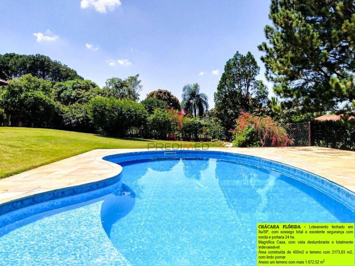 VENDO Magnífica Casa plana em Itu/SP, com piscina , vista deslumbrante e sossego total - Itu - 