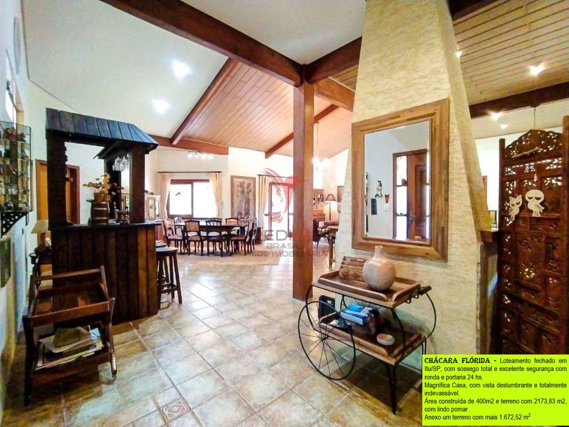 VENDO Magnífica Casa plana em Itu/SP, com piscina , vista deslumbrante e sossego total - Itu - 
