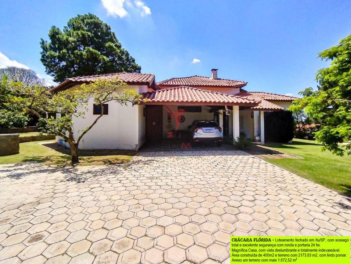 VENDO Magnífica Casa plana em Itu/SP, com piscina , vista deslumbrante e sossego total - Itu - 