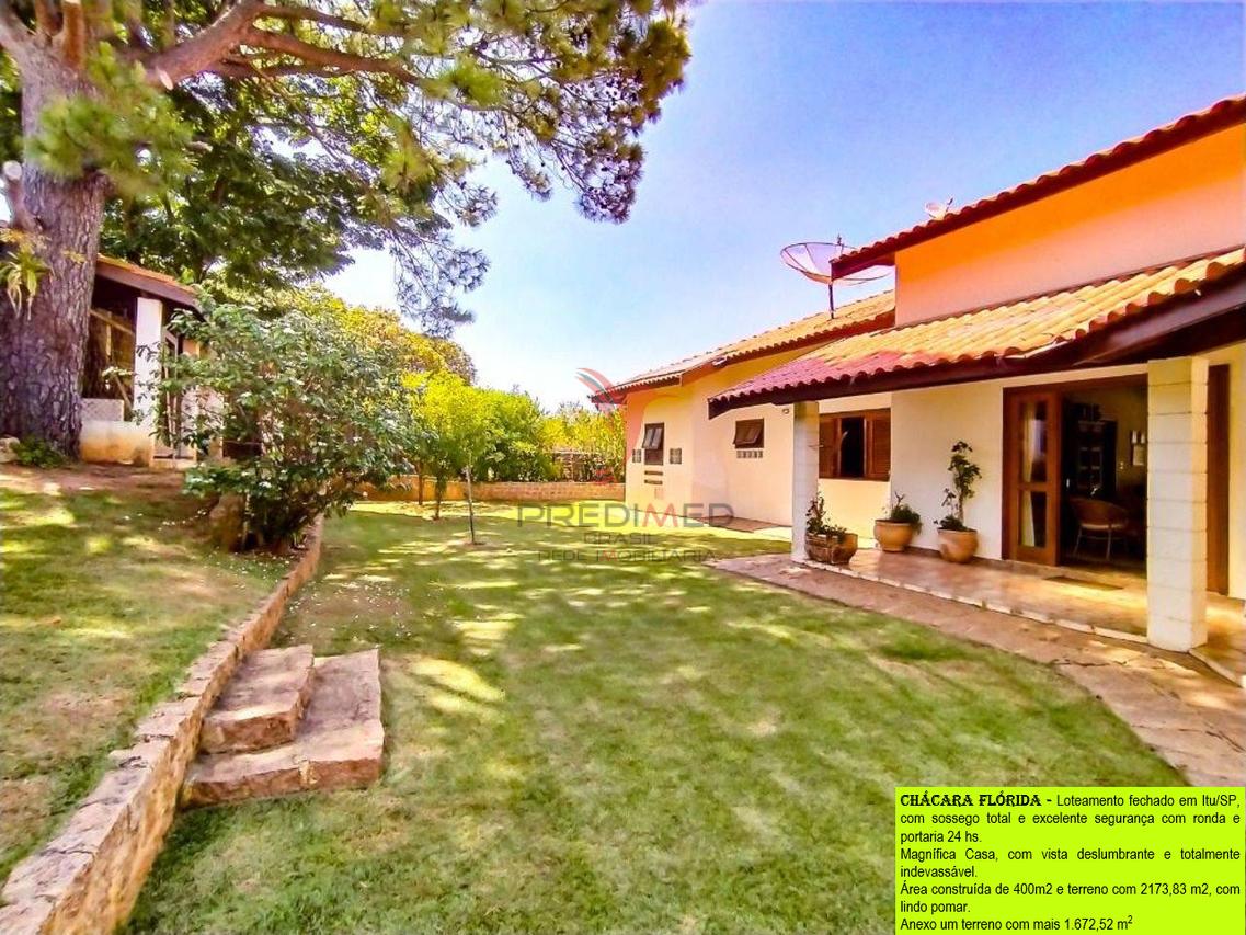 VENDO Magnífica Casa plana em Itu/SP, com piscina , vista deslumbrante e sossego total - Itu - 