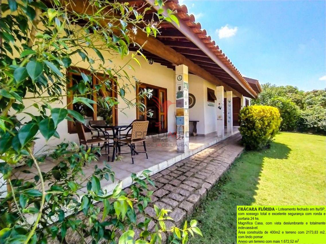 VENDO Magnífica Casa plana em Itu/SP, com piscina , vista deslumbrante e sossego total - Itu - 